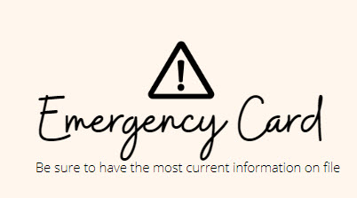 Emergency Card